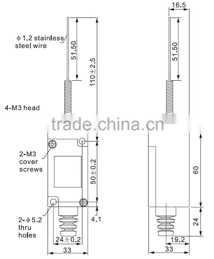 CNTD Hot selling CHL 1NO 1NC Crane Limit Switch IP65 Rated (CHL-5330)