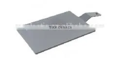 Wholesale bamboo fiber bread board, plastic cutting board set with handle