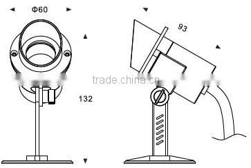 3W high power LED underwater lighting