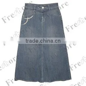 Lady's Denim Skirt
