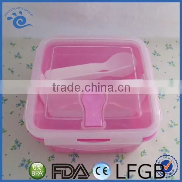 Eco-friendly Airtight Plastic food container 1000ml With Lids