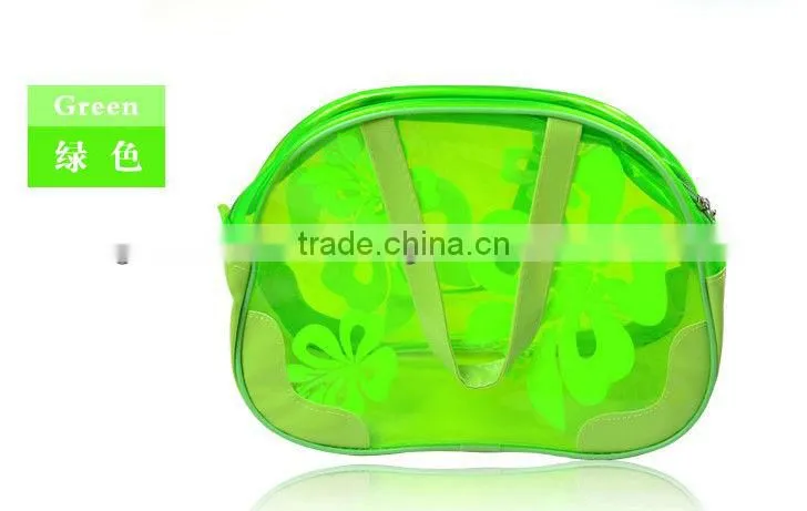high quality clear pvc wash bag