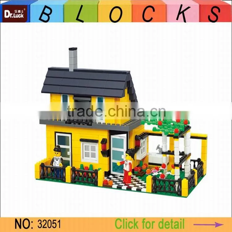 Plastic kid building block set Military Block toy