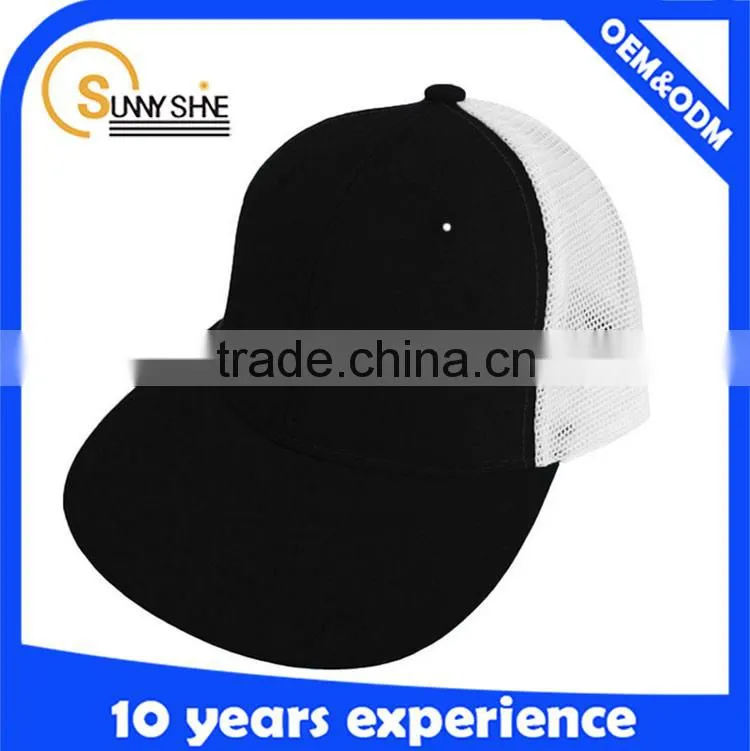 Customize Plain 5 Panel Mesh Snapback Trucker Caps