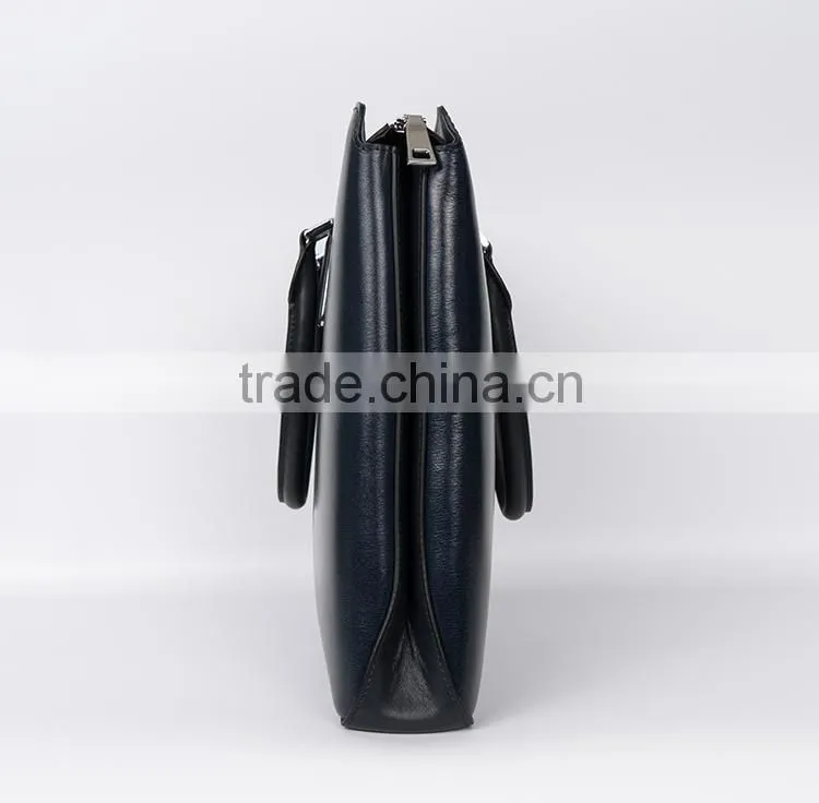 2015 Men's Genuine Leather Handbag Brown Briefcase Laptop Shoulder Messenger Bag, original manufacturer