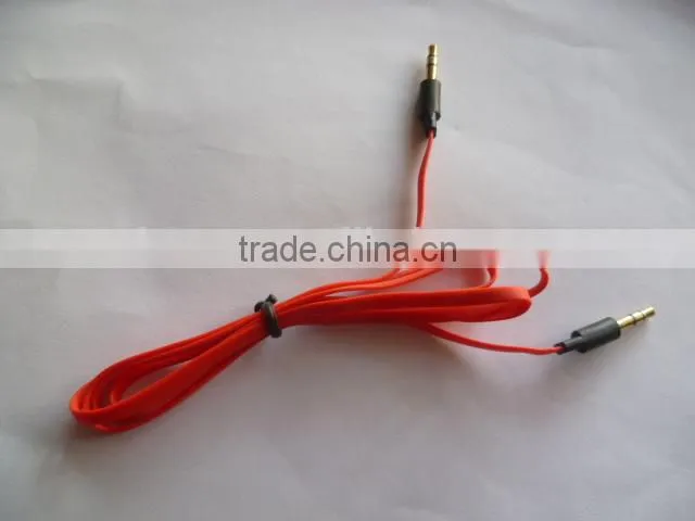 hot sale high quality colorful flat DC 3.5 cable