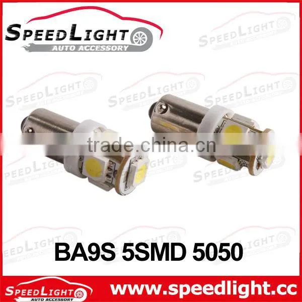 Factory Supply Super Brightness Car LED Light 5SMD 5050 BA9S LED Lamp