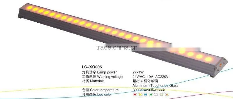 Waterproof grade IP67 high brightness LED Wall Washer