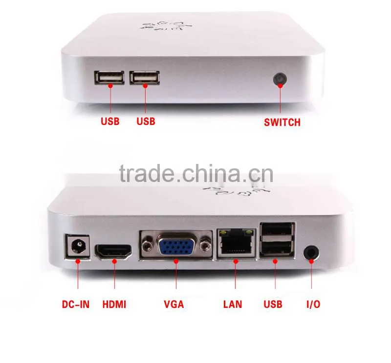 mini cpu box computer desktop mini itx case X28 C1037U support Home Premium and embedded very small but powerfull PC