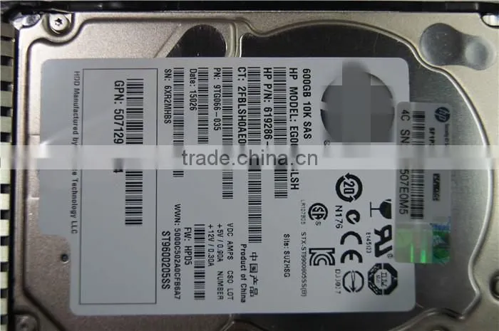 Hot Sale 652583-B21 600GB 10K 2.5 Sas HDD For HP YN
