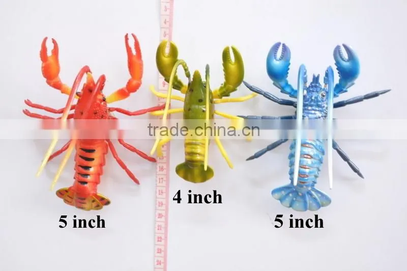 5 inch Plastic Lobster Animal Refrigerator Magnet, Magnetic Sticker