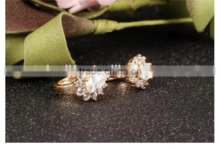 2016 fancy ladies latest design gold earings