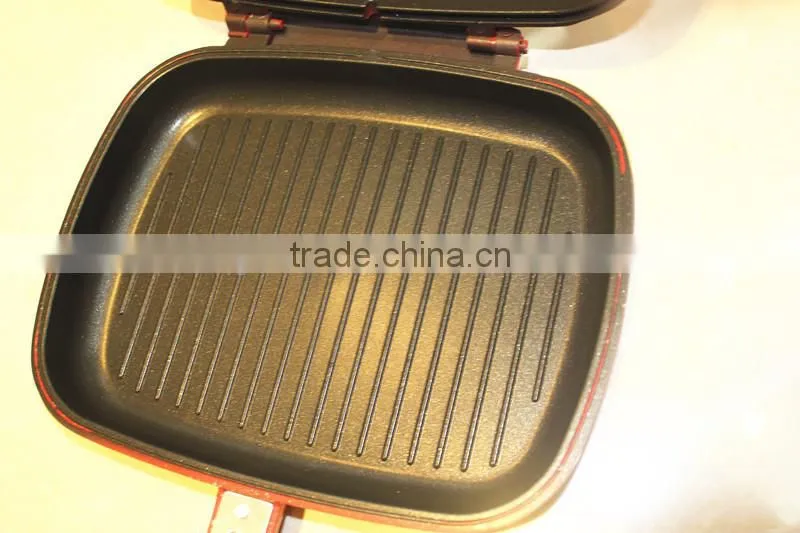 HQ Die-casting double-side small grill pan