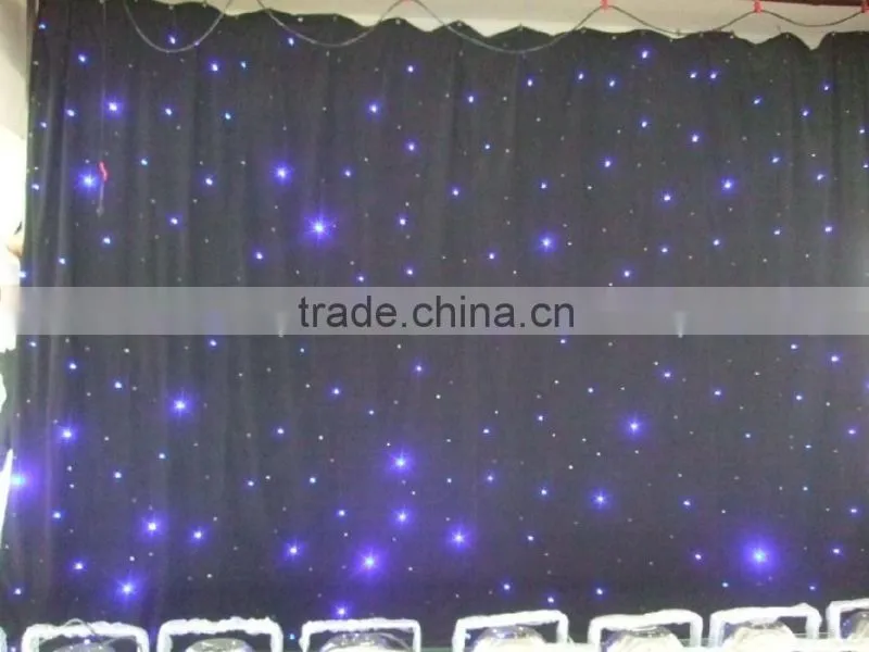 Romantic gobo optional LED Star Curtain