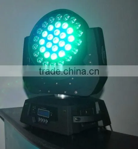 High brightness 37*9w high power led moving head light/ 37PCS LED Moving head lights with 3 circles color wheel