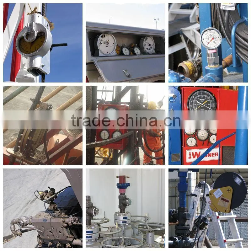 0-160Mpa Standpipe Pressure Gauges
