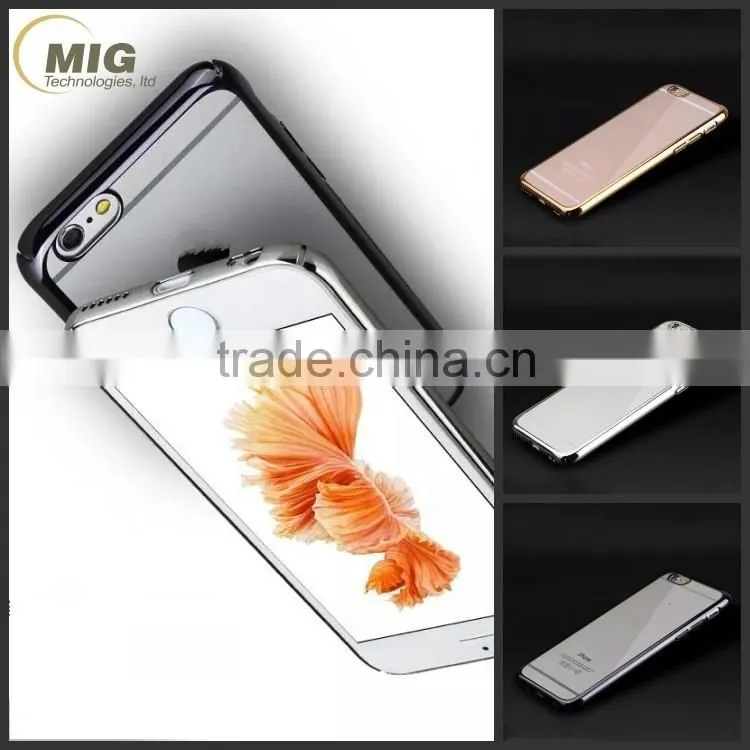 Hot sale Soft TPU Incoming Call LED Blink Transparent Back Case Cover for iphone 6/6s/6 plus