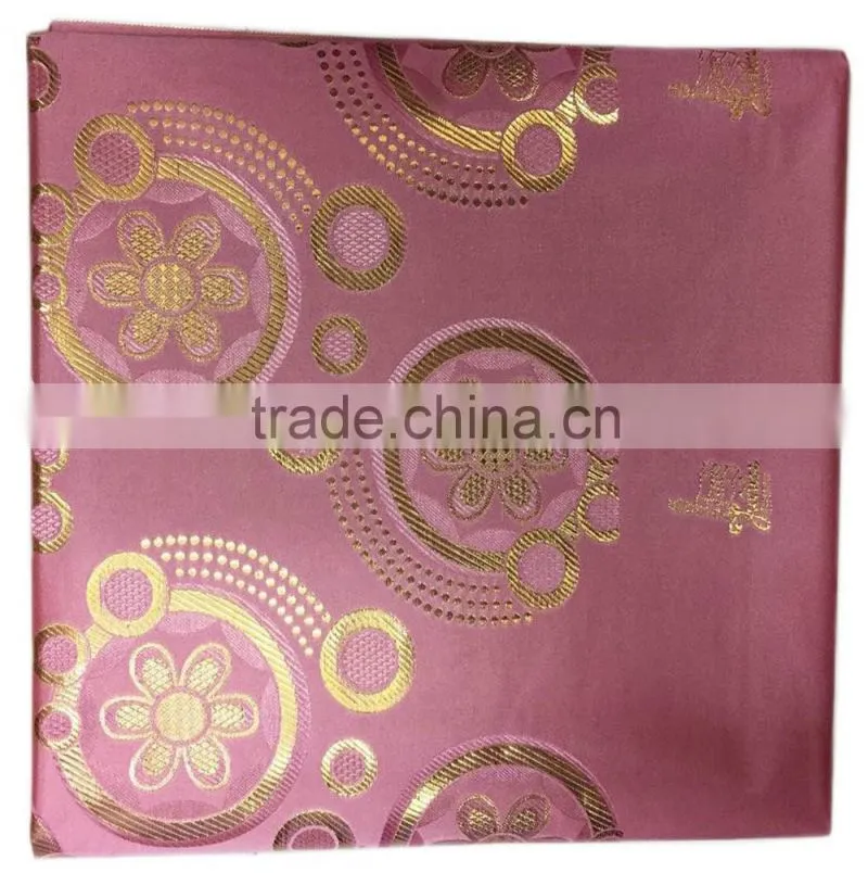 mutiple color beautiful african headtie sego style silk material soft silk