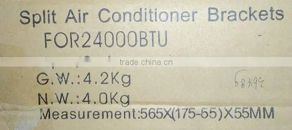 Rust prevention electroplated steel AC bracket