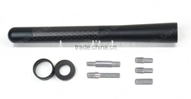 Universal car alumium alloy & carbon fiber car aerial radio antenna