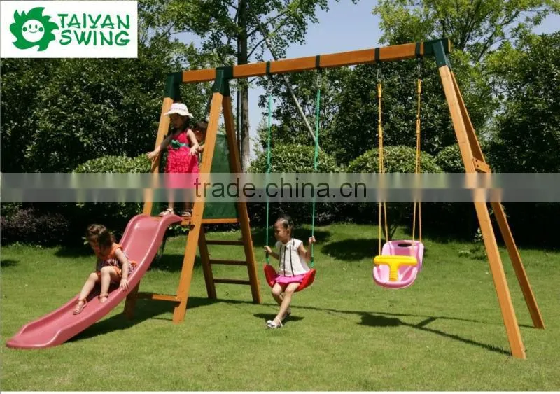 Wooden Swing Sets for garden