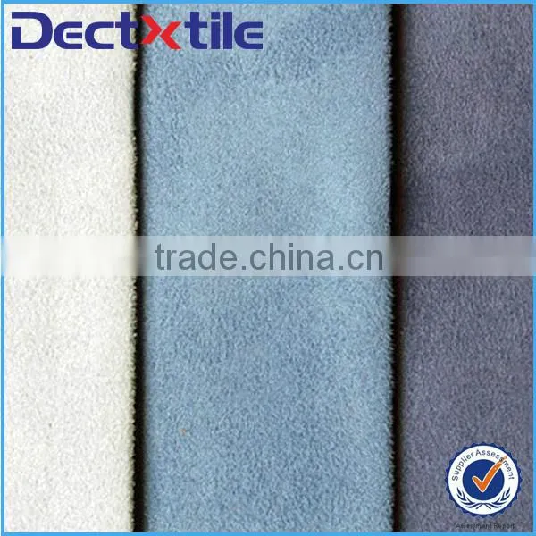 Made in china waterproof thin pu suede fabric ultra suede fabric
