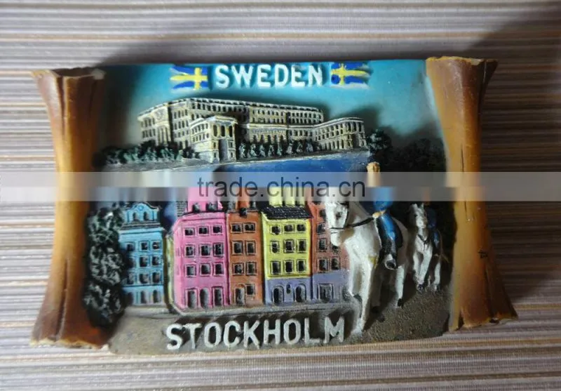OEM ODM polyresin souvenir fridge magnets