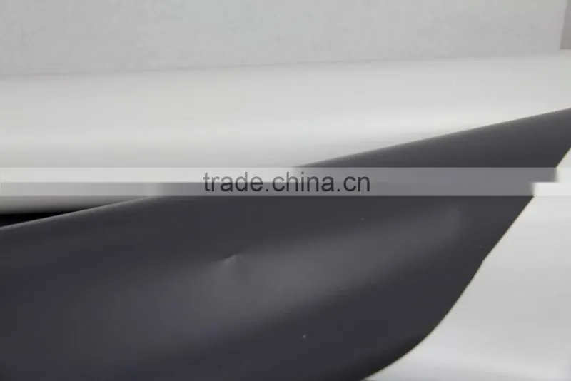 Grey back PET film for display stands, roll up banner