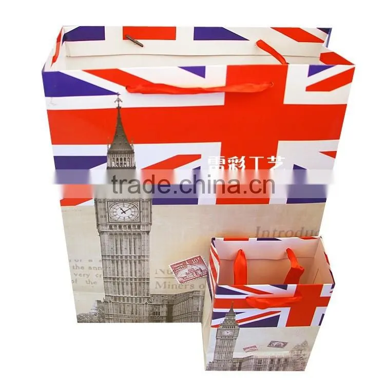 2016 newest gift paper bag, shopping brown paper bag, kraft paper bag