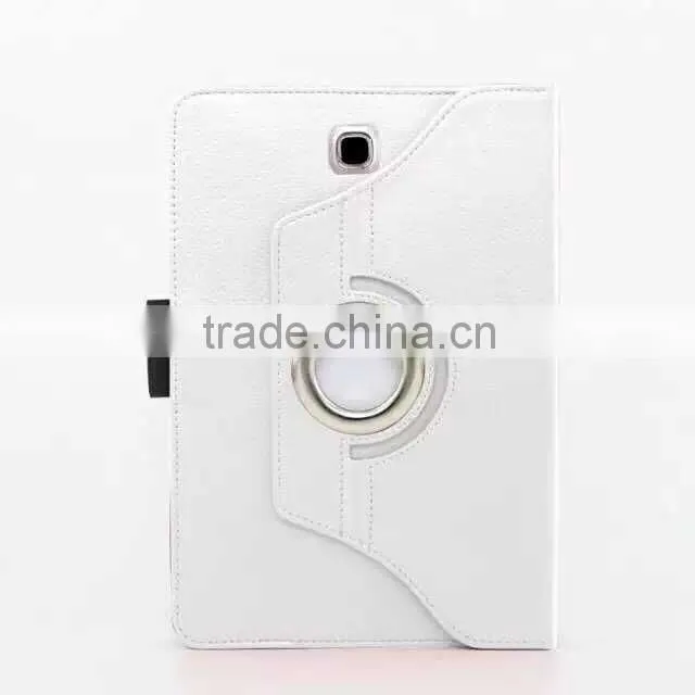 New product in China For Samsung galaxy Tab A 8.0 rotation pattern design leather case with stand