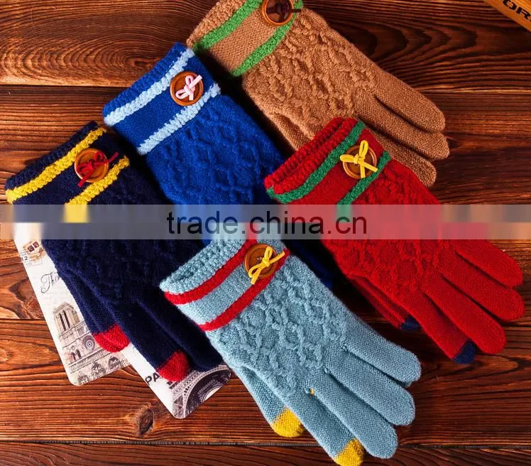 Best Sellers Cute Flower Touch Screen Gloves For Girls For Christmas 2015