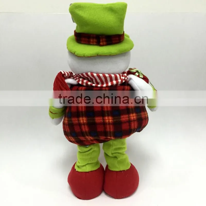 CHRISTMAS DOLLS SNOWMAN WITH GIFT BOX