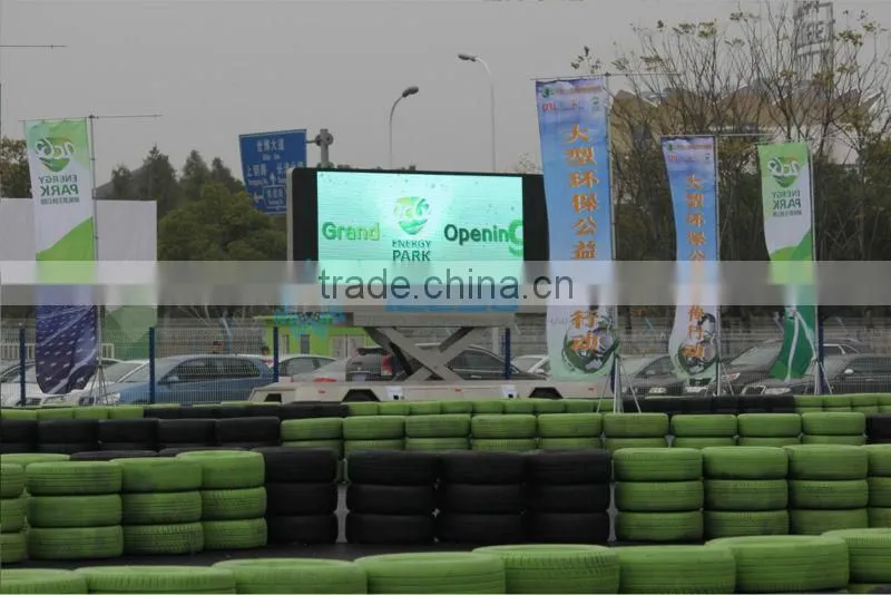 2014 Last Sale Mobile LED Advertising Vehicle, LED Display Screen, YES-T12 For Road Show,Live Broadcasting