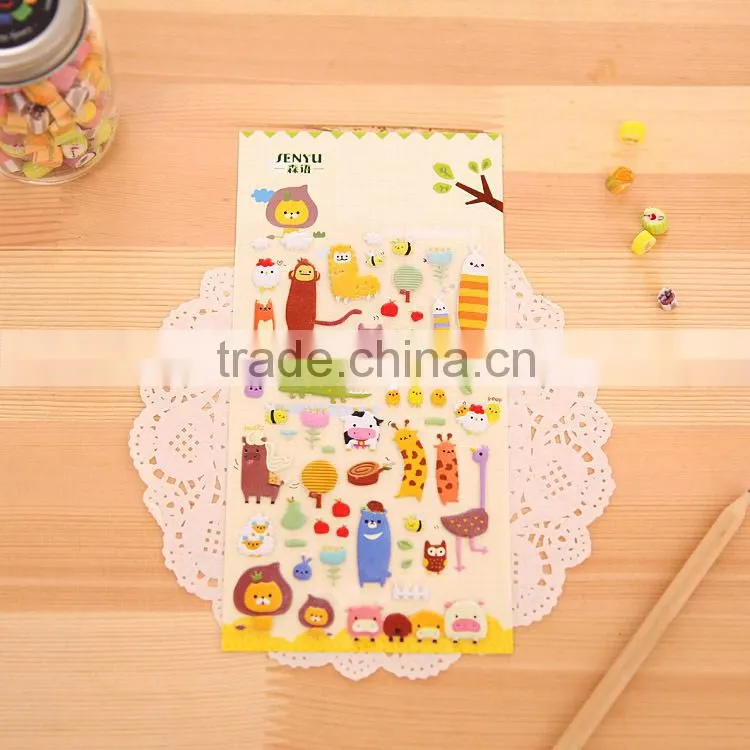 alphabet letter color epoxy sticker/loving heart custom epoxy sticker