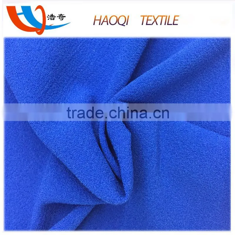 100 polyester moss crepe fabric