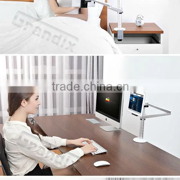 Adjustable height adjustable ergonomic monitor stand