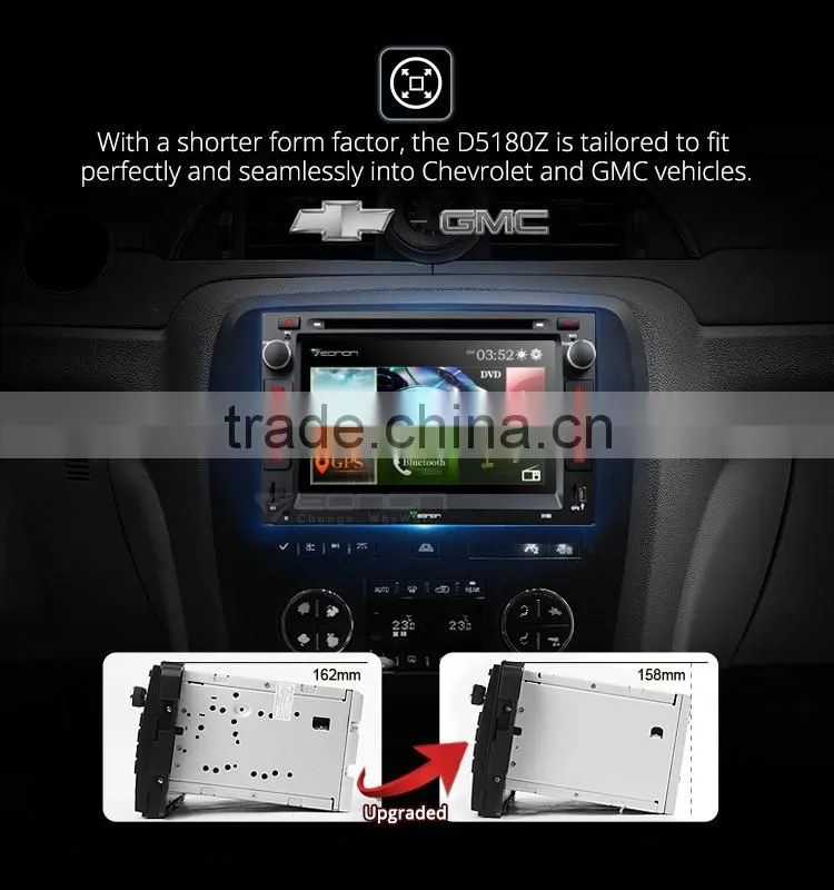 EONON D5180Z 7" Car DVD GPS For Chevy, Chevrolet, GMC