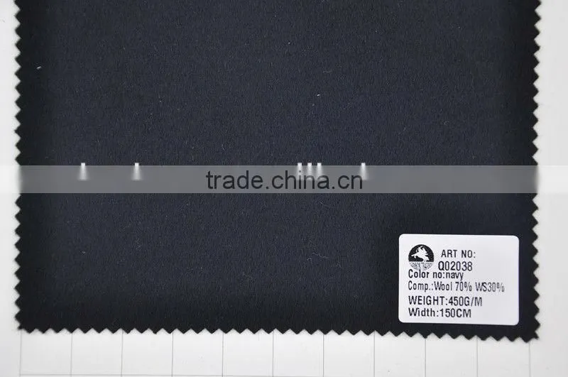 wholesale super fine Wool Cashmere woollen china fabric manufactrurer for coats
