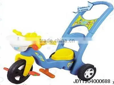 baby tricycle with hands push function