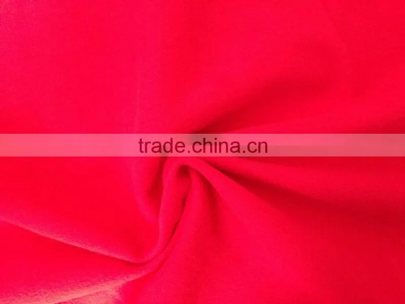 Golden velvet/ Tricot fabric
