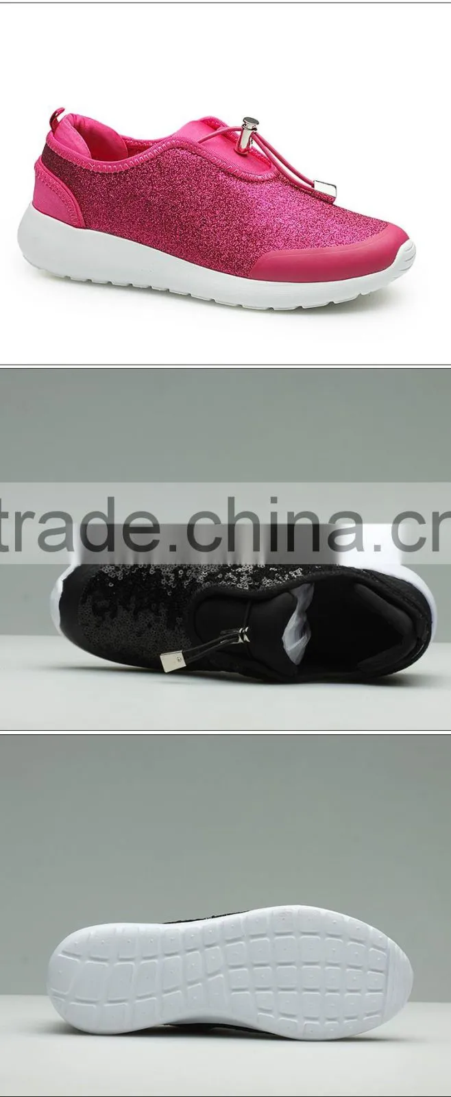 sequin material shoes women fashion shoes