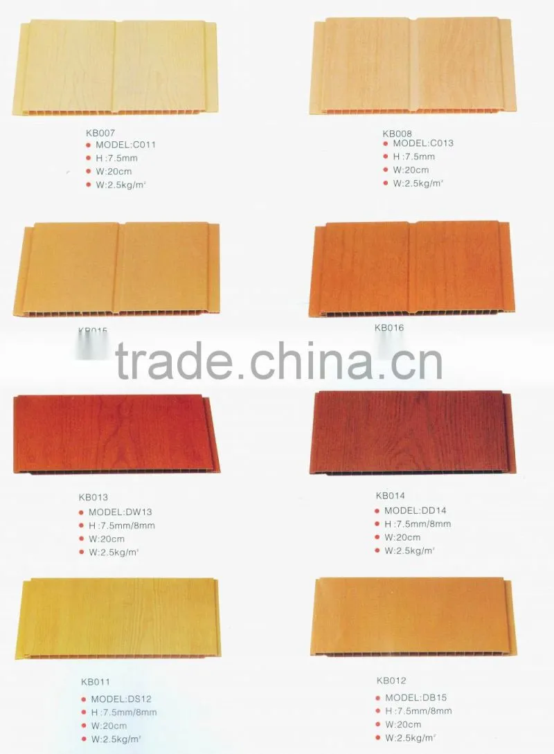 House decoration pvc ceiling board panel