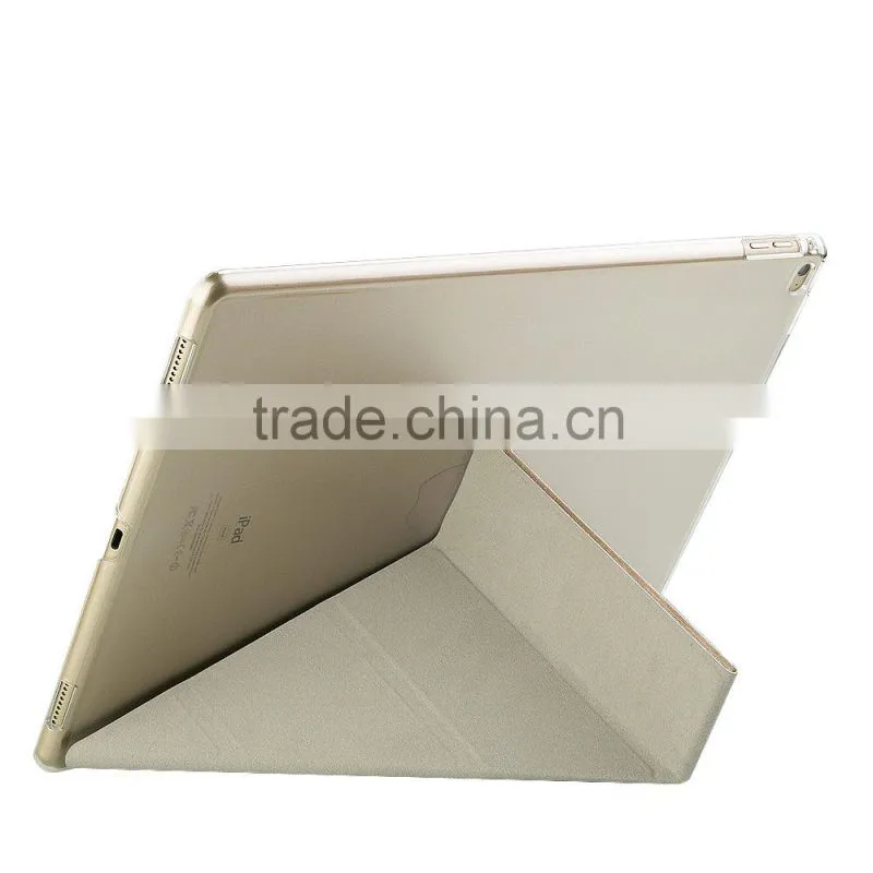 For iPad Pro Transformer PU Smart Cover For iPad Pro Leather Cover