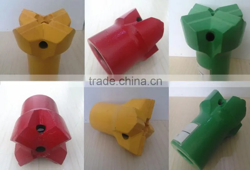 7' 11' 12' Taper Hard Rock Cross Type Bit / Chisel Bit for Mining