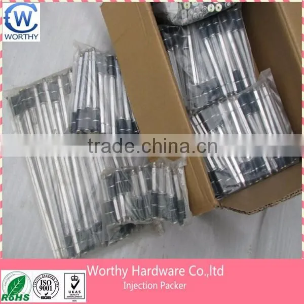 low press aluminum A10X10 grout injection packer