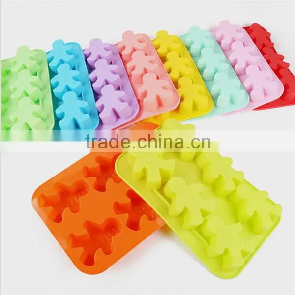 Christmas promotion gift silicone snowman cake mold