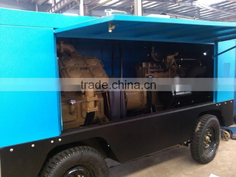 Shoukai SDP900E portable diesel engine air compressor for drilling equipment