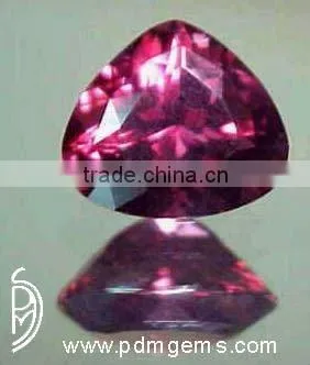 7 MM Rhodolite Faceted Heart Gemstone