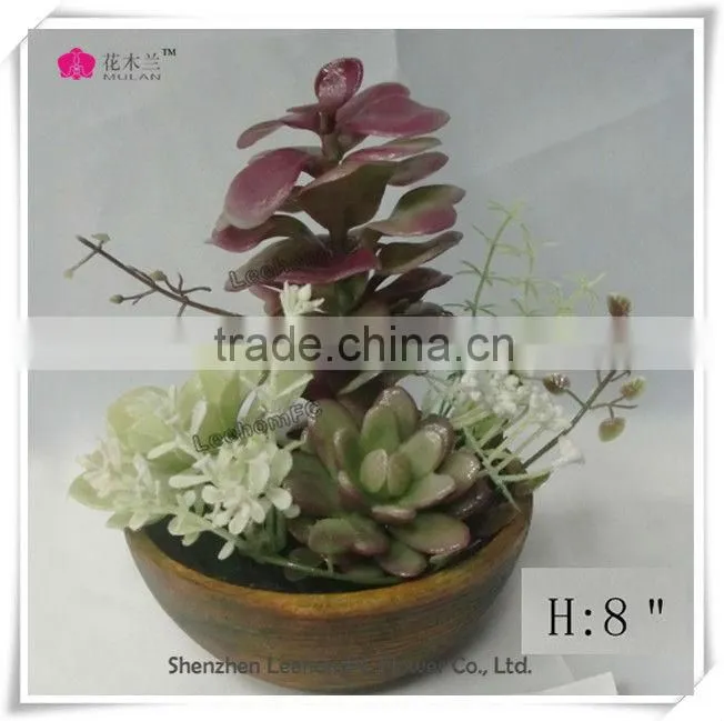 wholesale artificial succulents for decorative pe succulents
