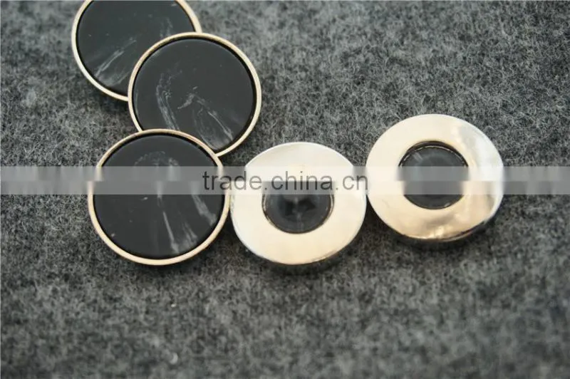 METAL MATT RESIN BUTTON FOR COAT